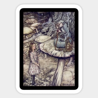 Alice In Wonderland - Arthur Rackham - 3 Sticker